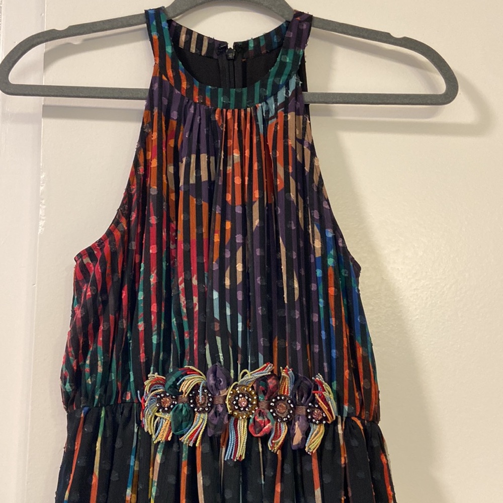 Anthropologie High Neck Maxi